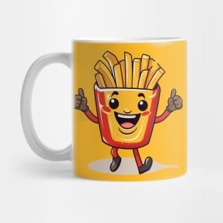 kawaii french fries T-Shirt cute ,potatofood funny Mug